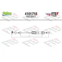 Seilzug Kupplungsbetätigung Fte 4101718 für Peugeot