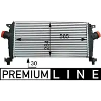 MAHLE CI 362 000P Ladeluftkühler für OPEL