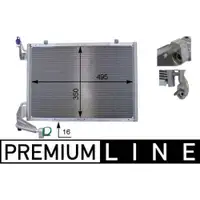 MAHLE AC 9 000P A/C-Kondensator für FORD