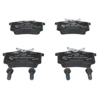 ATE Bremsenset Bremsscheiben Ø245 voll Beläge Ceramic hinten Audi A4 Seat Exeo