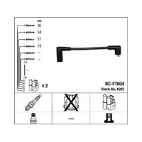 NGK 8205 Zündleitungssatz RC-FT604 für FIAT
