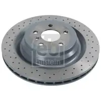 FEBI BILSTEIN 106606 Bremsscheiben 2 Stück hinten für MERCEDES-BENZ