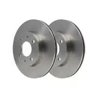 ATE 24.0118-0117.1 Bremsscheiben 2 Stück NISSAN