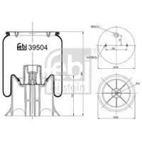 FEBI BILSTEIN 39504 Luftfederbalg