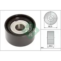 Umlenk /führungsrolle Keilrippenriemen Schaeffler Ina 532 0853 10 für Audi
