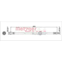Bremsschlauch Metzger 4111775 Greenparts für Mercedes Benz für Mercedes Benz