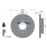 TEXTAR 92171303 Bremsscheiben 2 Stück MITSUBISHI