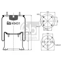 FEBI BILSTEIN 45431 Luftfederbalg