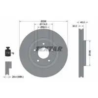 TEXTAR 92178703 Bremsscheiben 2 Stück MITSUBISHI
