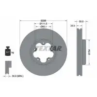 TEXTAR 93260603 Bremsscheiben 2 Stück vorne FORD