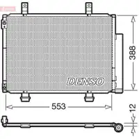 DENSO DCN47007 Kondensator A/C für SUZUKI