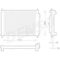 DENSO DRM23101 Kühler für RENAULT