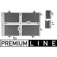 Kondensator Klimaanlage Mahle AC 735 000P Behr *** Premium Line *** für Citroën