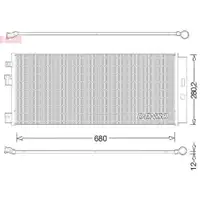 DENSO DCN20023 Kondensator A/C für OPEL
