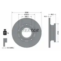TEXTAR 93260703 Bremsscheiben 2 Stück hinten für FORD