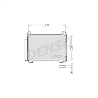 DENSO DCN50025 Kondensator A/C für TOYOTA