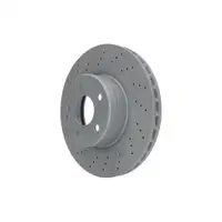 ATE 24.0128-0125.1 Bremsscheiben 2 Stück MERCEDES-BENZ
