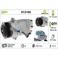 VALEO 813160 Kompressor OPEL Astra J, Meriva B