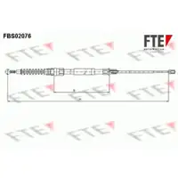 2x FTE Bremsseile Feststellbremse Scheibenbremse Hinterachse Seat Skoda VW