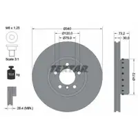 TEXTAR 92264925 Bremsscheiben 2 Stück BMW