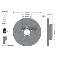 TEXTAR 92265425 Bremsscheiben 2 Stück BMW