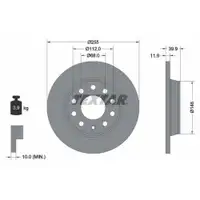 TEXTAR 92106303 Bremsscheiben 2 Stück AUDI