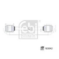 FEBI BILSTEIN 183042 Verbindungsstange für MERCEDES-BENZ