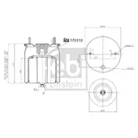 FEBI BILSTEIN 170110 Luftfederbalg für VOLVO