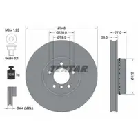 TEXTAR 92182425 Bremsscheiben 2 Stück BMW
