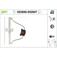 VALEO 852606 Fensterheber Komfortfunktion Hinten/L.