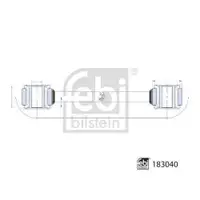 FEBI BILSTEIN 183040 Verbindungsstange für MERCEDES-BENZ