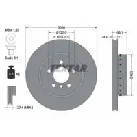 TEXTAR 92265825 Bremsscheiben 2 Stück BMW