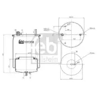 FEBI BILSTEIN 101358 Luftfederbalg für VOLVO