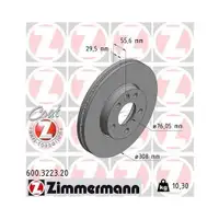 Zimmermann 600.3223.20 Bremsscheiben 2 Stück VW