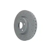 ATE 24.0132-0100.1 Bremsscheiben 2 Stück MERCEDES-BENZ