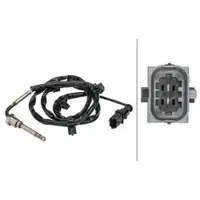 HELLA 6PT 358 181-401 Sensor, Abgastemperatur