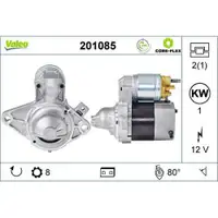 Starter Valeo 201085 Valeo Core-flex für Citroën für Peugeot für Toyota