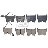 FEBI BILSTEIN 116044 Bremsbelagsatz für VW, AUDI