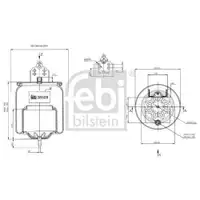 FEBI BILSTEIN 38509 Luftfederbalg für VOLVO