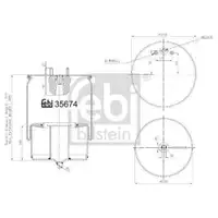 FEBI BILSTEIN 35674 Luftfederbalg für VOLVO