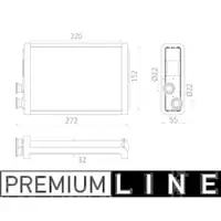 MAHLE AH 37 000P Innenraum-Wärmetauscher