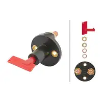 HELLA 6EK 002 843-001 Hauptschalter, Batterie