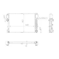 MAHLE CR 38 000S Kühlmittelkühler für MERCEDES-BENZ