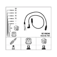 NGK 7363 Zündleitungssatz RC-VW246 für VW, SEAT