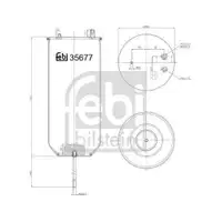 FEBI BILSTEIN 35677 Luftfederbalg für RENAULT