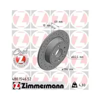 ZIMMERMANN 480.1546.52 Bremsscheiben 2 Stück für SAAB