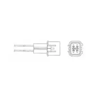 NTK 95002 Lambdasonde OZA668-EE26