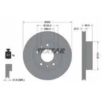 TEXTAR 92116703 Bremsscheiben 2 Stück FIAT