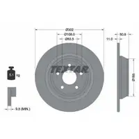 TEXTAR 92268703 Bremsscheiben 2 Stück hinten