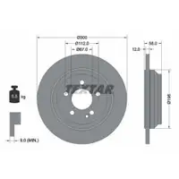 TEXTAR 92272703 Bremsscheiben 2 Stück hinten für MERCEDES-BENZ